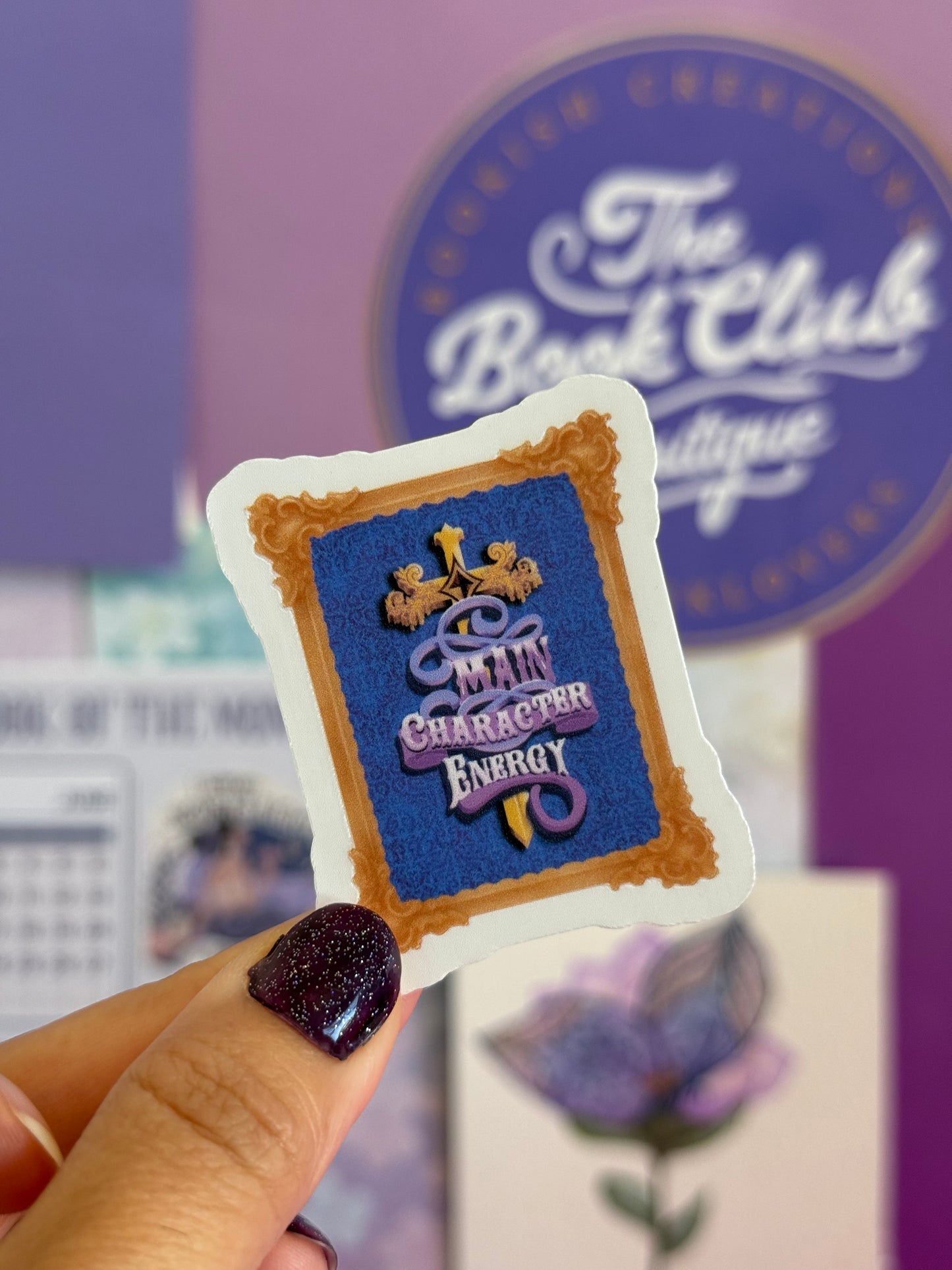 Main character energy sticker