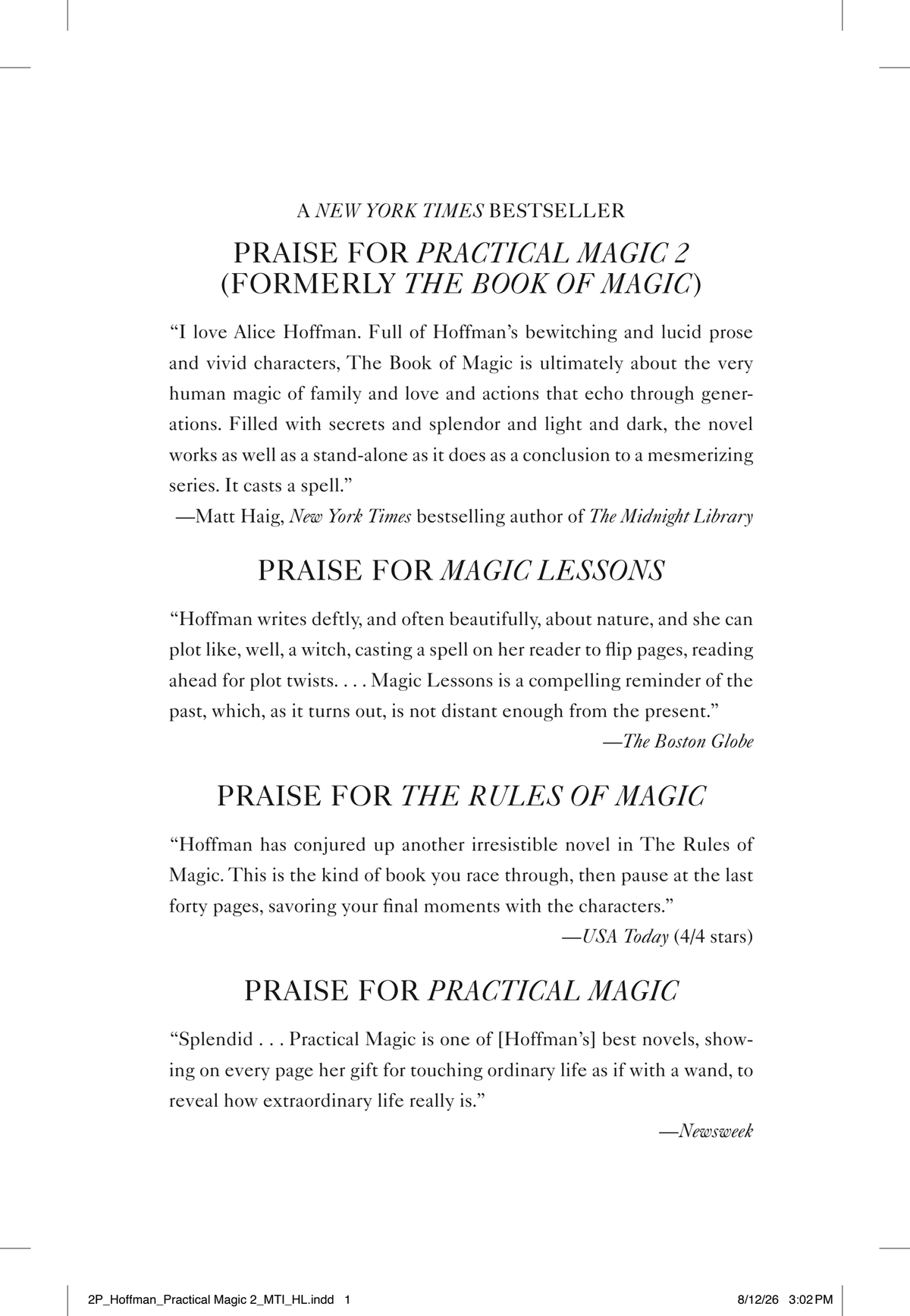 Practical Magic 2 (Media Tie-In)