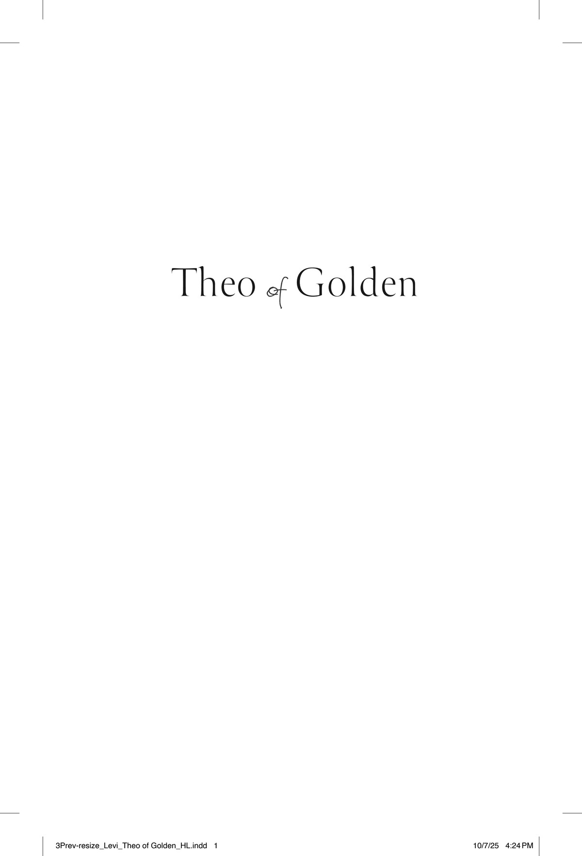 Theo of Golden