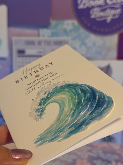 Happy Birthday Card - wave