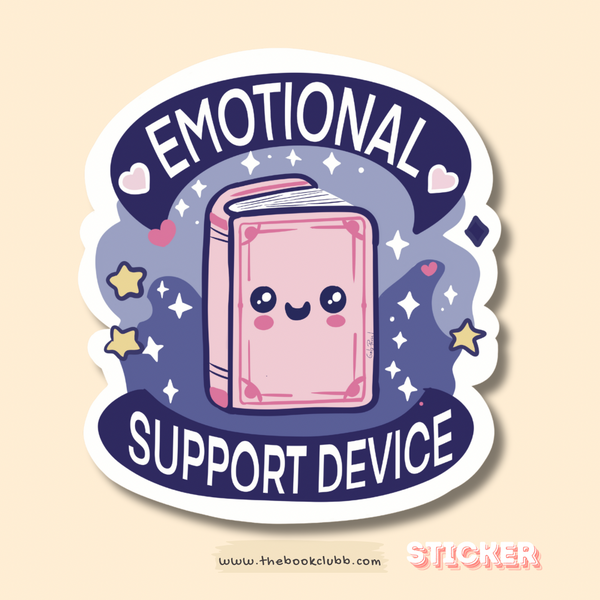 Emotional support device sticker