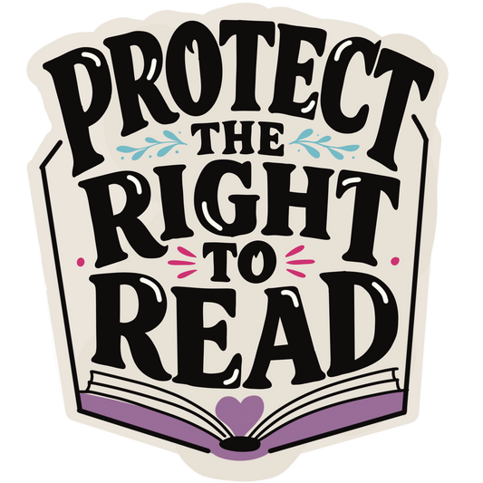Protect the right to read Sticker