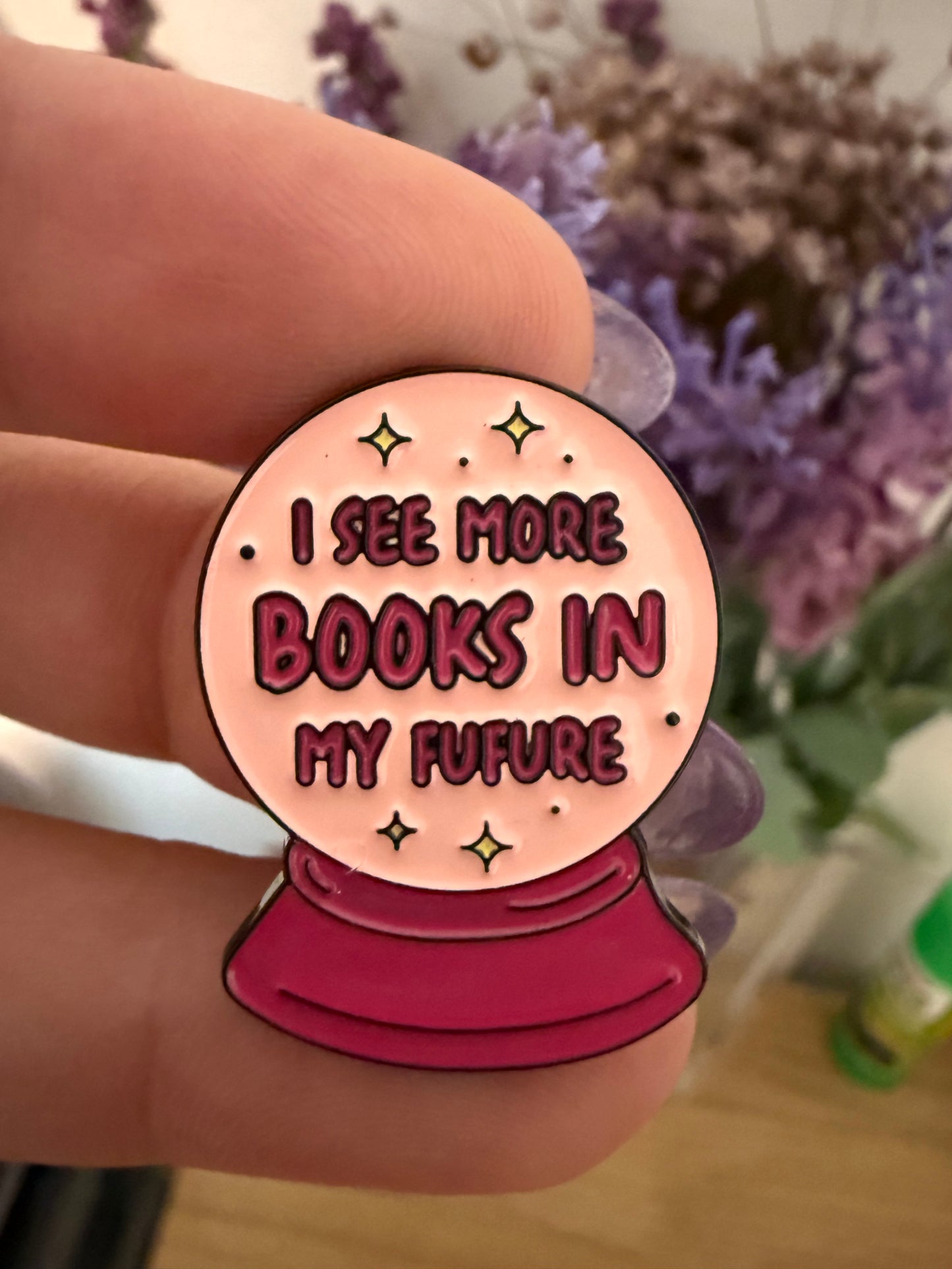 I see books in my future pin
