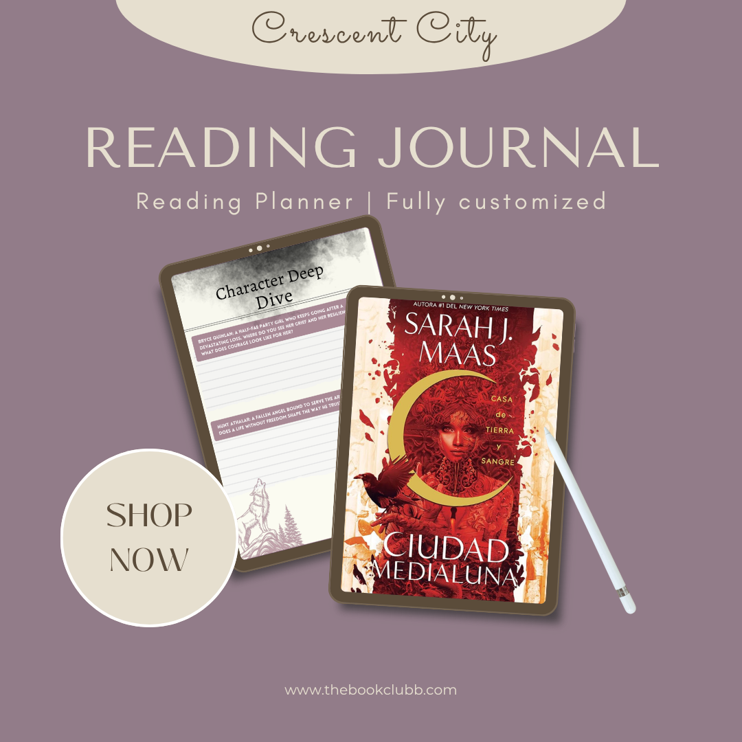 Crescent City Reading Journal – Printable Digital Book Companion & Tracker (PDF)
