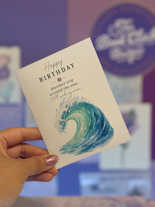 Happy Birthday Card - wave