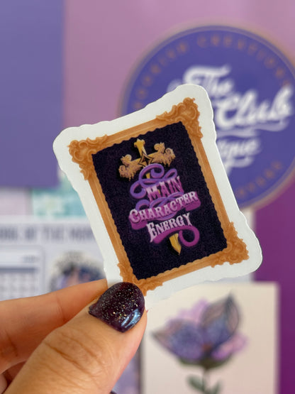 Main character energy sticker
