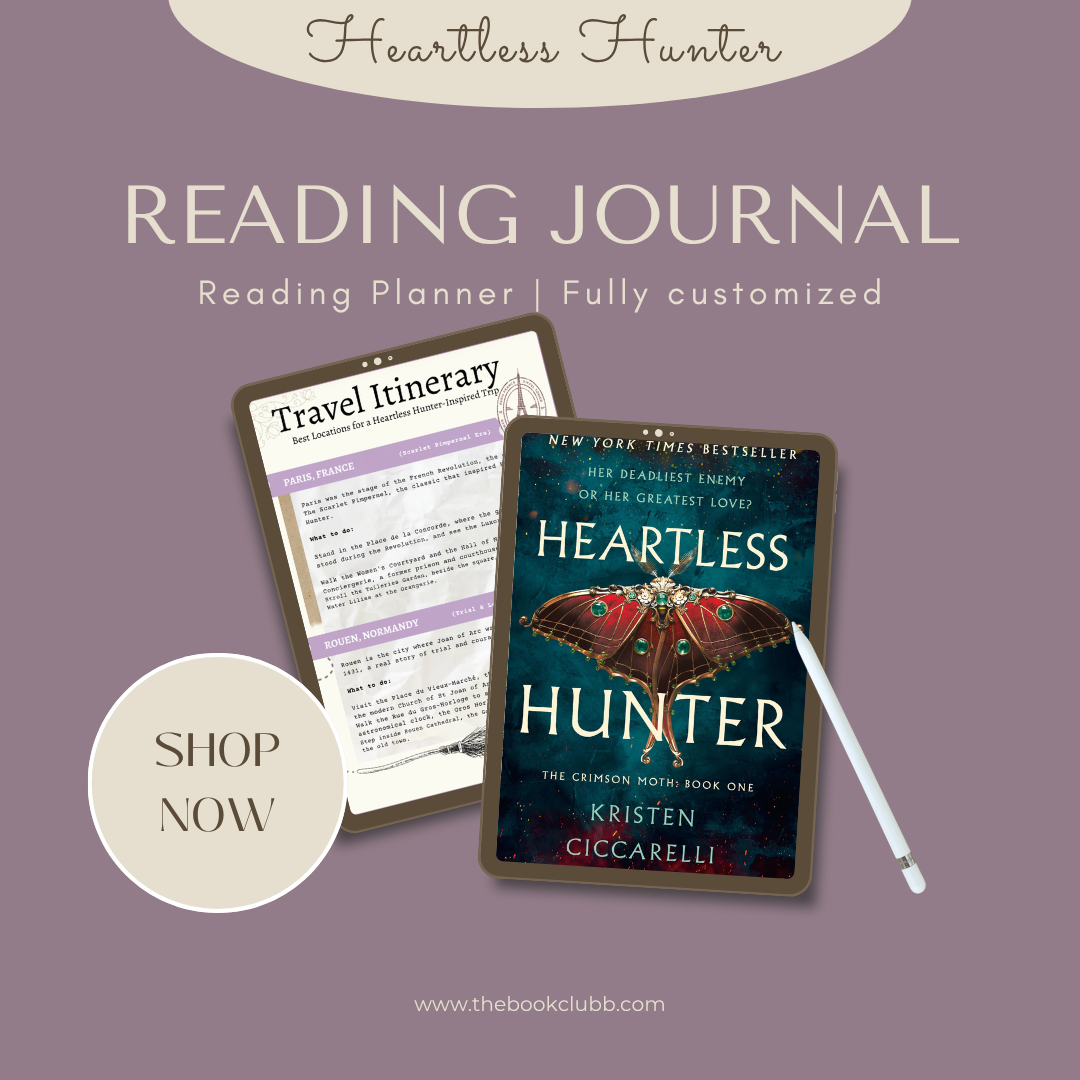 The Heartless Hunter Reading Journal – Printable Digital Book Companion & Tracker (PDF)