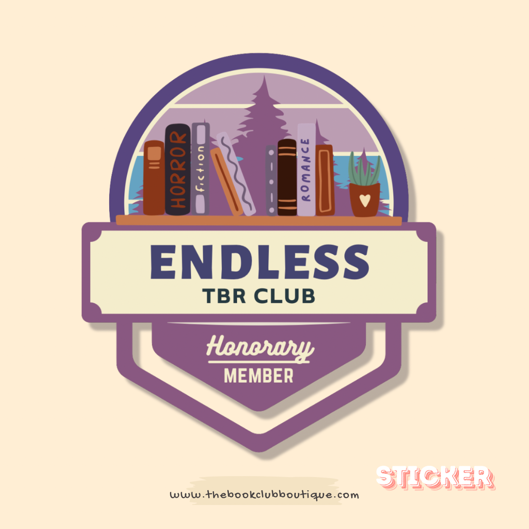 Endless TBR club honorary member sticker