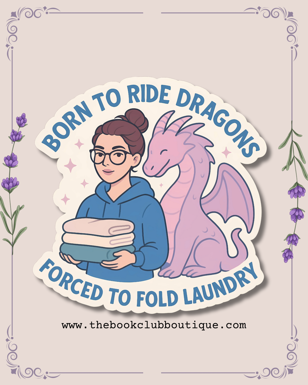 Born to ride dragons sticker