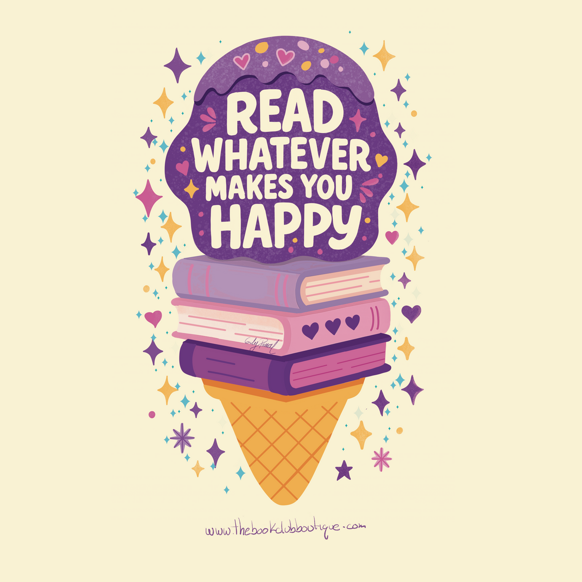 Read whatever makes you happy sticker