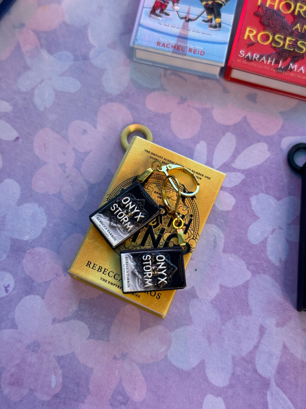 Book earrings