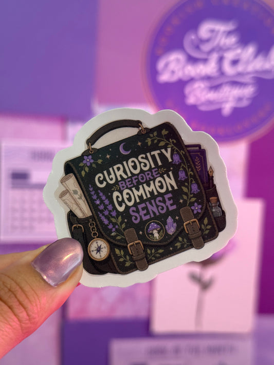 Curiosity Before Common Sense Sticker | Emily Wilde Inspired