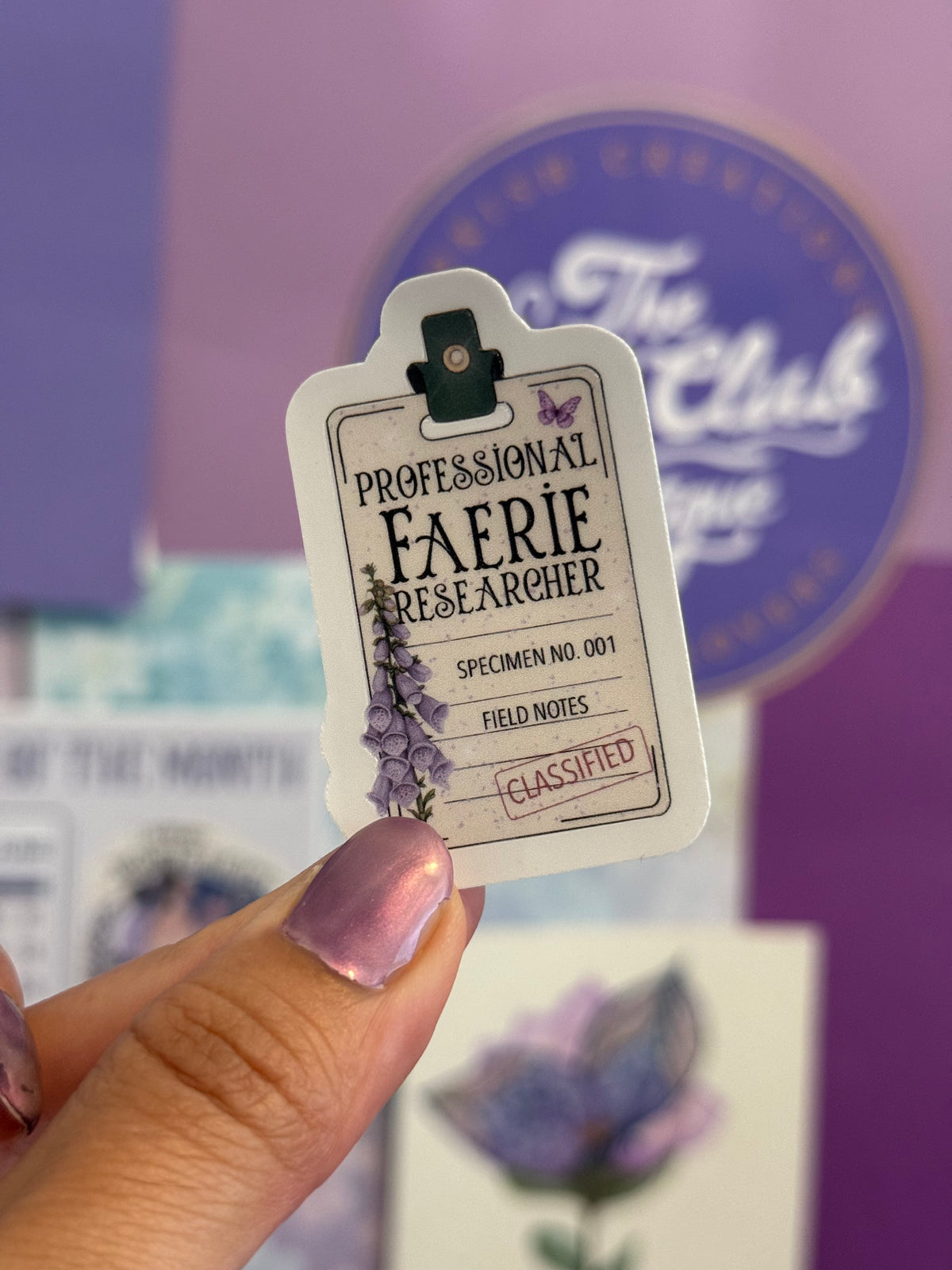 Professional Faerie Researcher Sticker | Emily Wilde Inspired