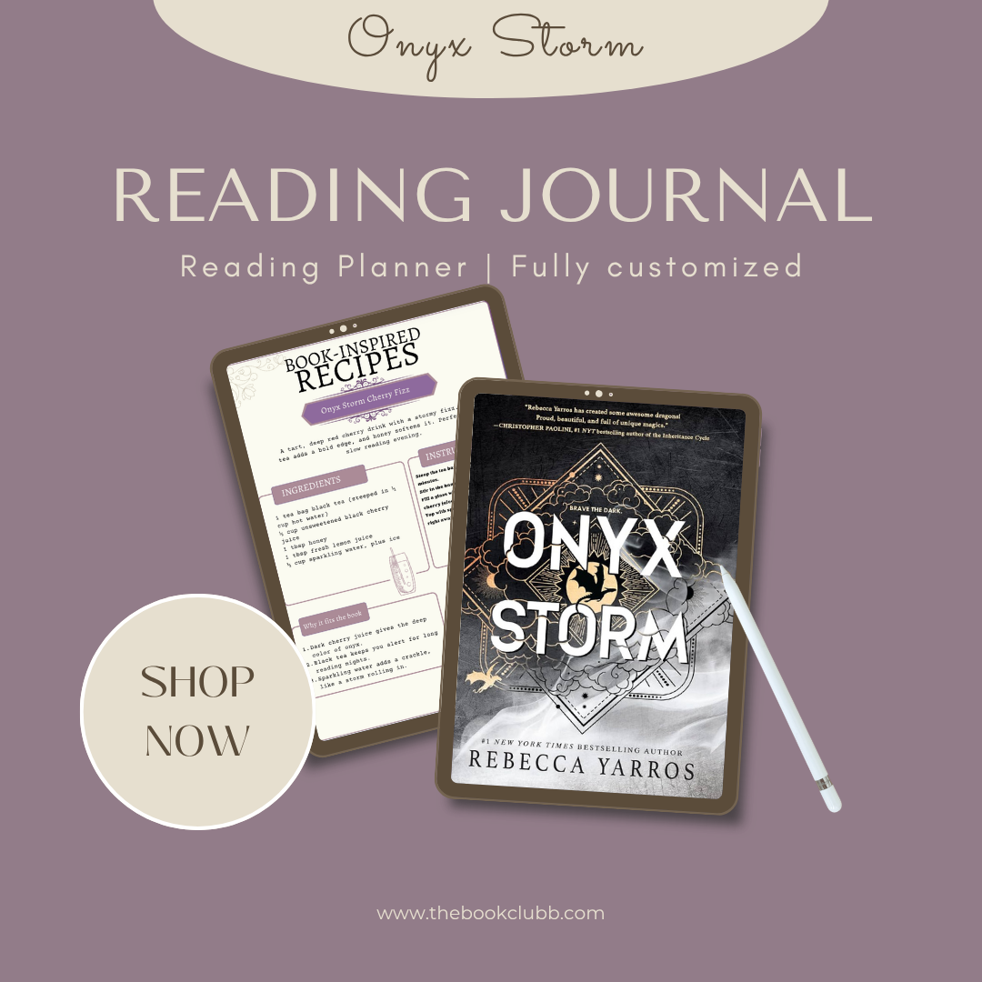 Onyx Storm Reading Journal – Printable Digital Book Companion & Tracker (PDF)