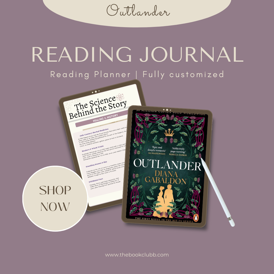Outlander Reading Journal – Printable Digital Book Companion & Tracker (PDF)