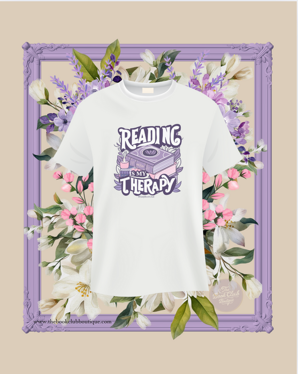 Reading is my therapy t-shirt