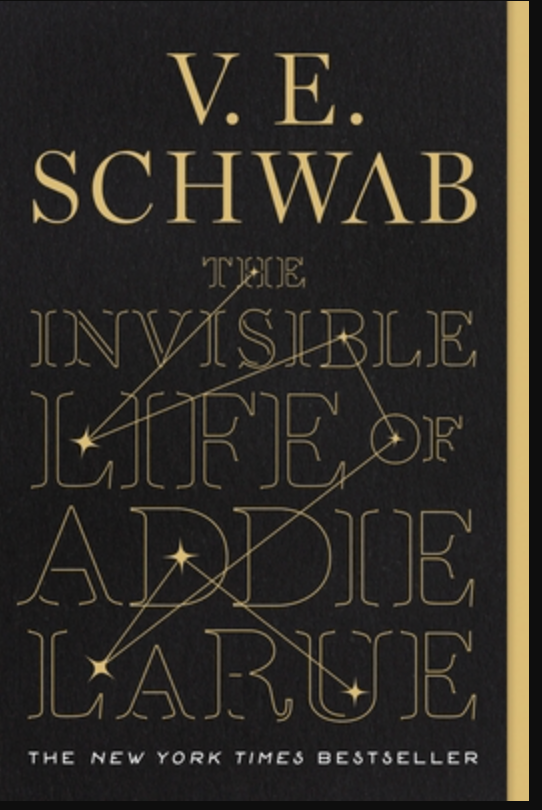 Cover of THE INVISIBLE LIFE OF ADDIE LARUE by V E Schwab