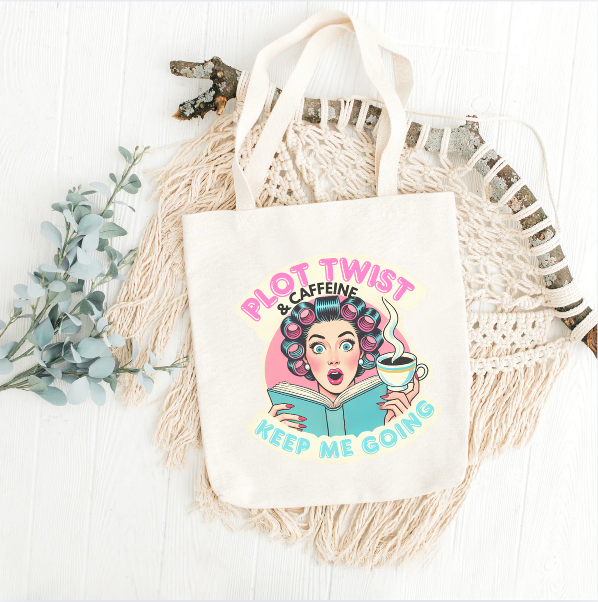 Plot Twist Tote Bag