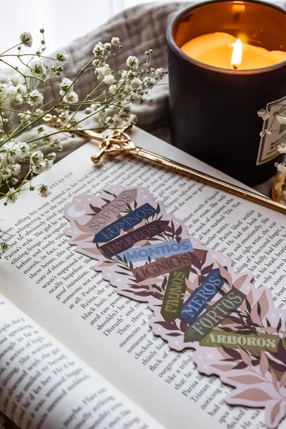 Emarion Location Sign Die-Cut Bookmark | Everflame