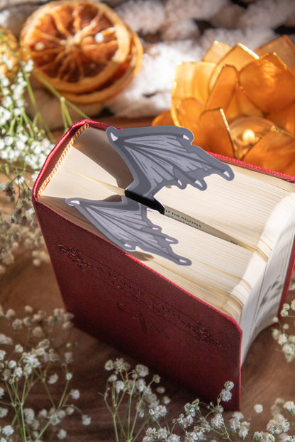 3D Dragon Wings Bookmark | Soft Touch