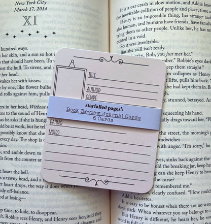 Book Review Journaling Cards