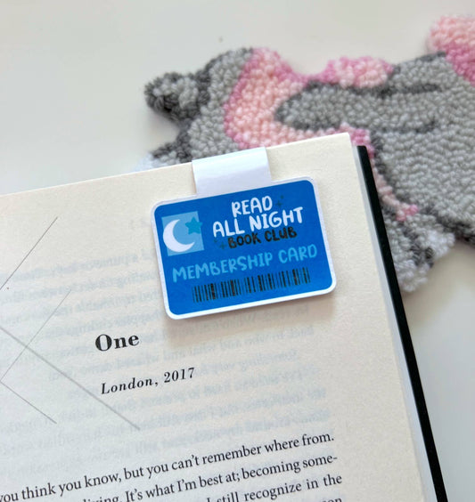 Read all Night - Magnetic Bookmark