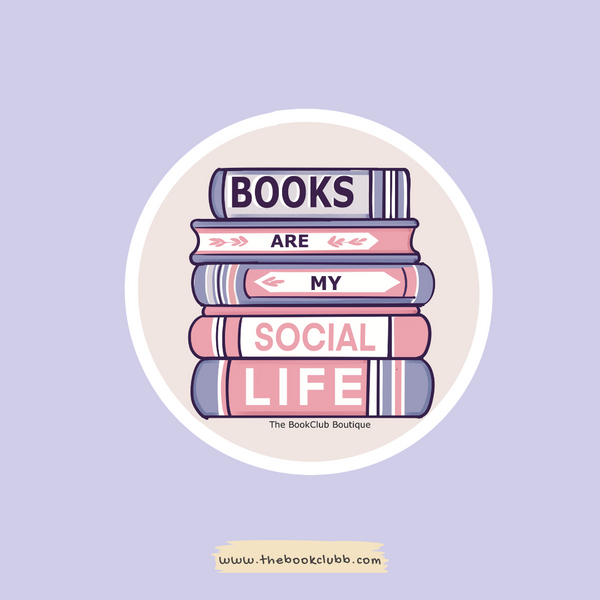 Books are my social life sticker